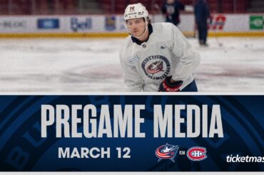 Meyer, Fix-Wolansky and Coach Vincent speak to the media in Montreal! | Pregame media (03/12/24)