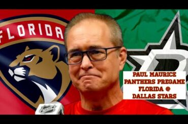 Paul Maurice, Panthers Pregame: Florida at Dallas Stars