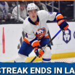 The New York Islanders Winning Streak Is Over After a Flat Performance in LA