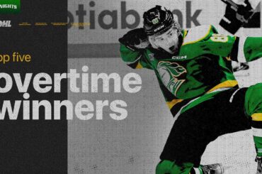 Top 5 Overtime Goals | London Knights 2022-23 Season