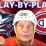 NHL GAME PLAY BY PLAY: BLUE JACKETS VS CANADIENS