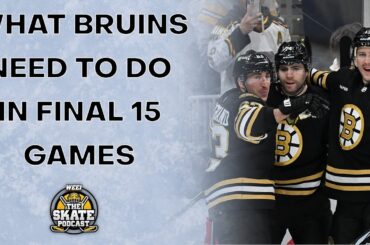 What Bruins Need To Do in Final 15 Games | The Skate Pod, Ep. 287