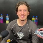 Rickard Rakell smiles after two goal game, including a beauty