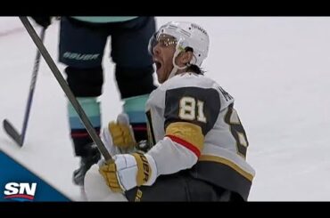 Golden Knights' Jonathan Marchessault Slaps Home Game-Tying Goal In Dying Seconds Vs. Kraken