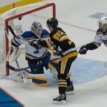 Bryan Rust Shows Off Hand-Eye As He Bats Puck Out Of Mid-Air Over Jordan Binnington