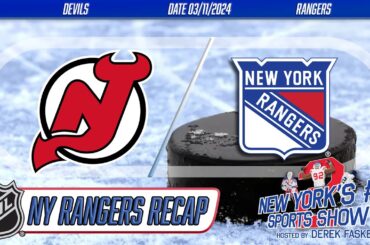New York Rangers beat New Jersey Devils before key clash with Carolina Hurricanes
