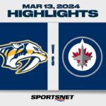 NHL Highlights | Predators vs. Jets - March 13, 2024