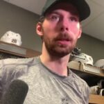 Marcus Pettersson talks about blowout loss to Oilers, impending trade deadline