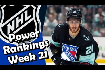 NHL Power Rankings Week 21