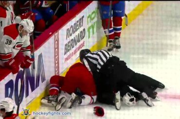 Nathan Gerbe vs Brendan Gallagher Sep 21, 2013