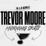 Forward Trevor Moore | 03.13.24 LA Kings face St Louis Blues | Morning Skate Media