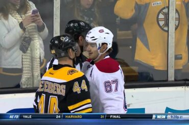 Torey Krug fights Alex Galchenyuk 11/22/14 60fps