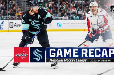 Capitals @ Kraken 3/14 | NHL Highlights 2024