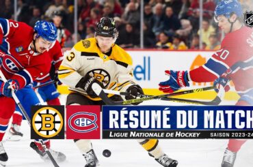 Bruins vs Canadiens 14/03 | Faits saillants