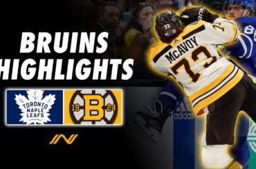Bruins Highlights: Best of Boston's Gritty, Tough Win Against Toronto