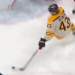 Bruins' Danton Heinen Scores While Falling Backwards To Ice vs. Canadiens