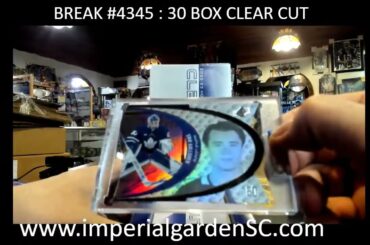 BREAK #4345: 30 BOX 2021-22-22-23 COMBINE #upperdeck CLEAR CUT NHL HOCKEY BOX CASE