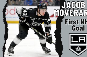 Jacob Moverare #43 (Los Angeles Kings) first NHL goal Mar 7, 2024