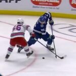 Lightning's Brayden Point Undresses Erik Gustafsson, Pots Second Goal vs. Rangers