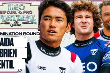Rio Waida, Liam O'Brien, Ian Gentil | MEO Rip Curl Pro Portugal 2024 - Elimination Round Heat Replay