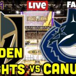Las Vegas Golden Knights vs Vancouver Canucks Live Game Audio NHL Live Stream