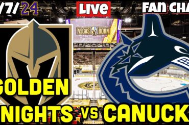 Las Vegas Golden Knights vs Vancouver Canucks Live Game Audio NHL Live Stream