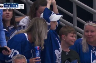 Jake Muzzin scores on a shot from the point. Game 4, Round 1. May 8th, 2022