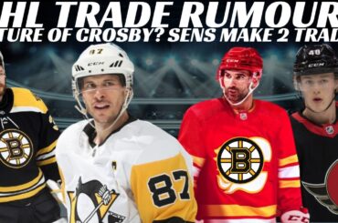 Huge NHL Trade Rumours - Crosby Future? Sens, Flames & Bruins + Team Canada GM & Vilardi Out LT