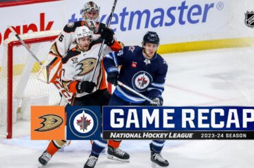 Ducks @ Jets 3/15 | NHL Highlights 2024