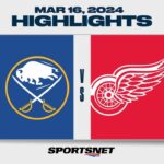 NHL Highlights | Sabres vs. Red Wings - March 16, 2024