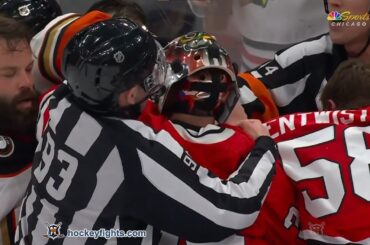Radko Gudas vs MacKenzie Entwistle Mar 12, 2024