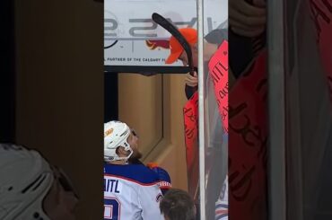 Draisaitl gives stick to German fan