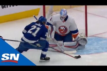 Brayden Point Cuts In & Dekes Around Thomas Greiss To Score Off Great Individual Effort