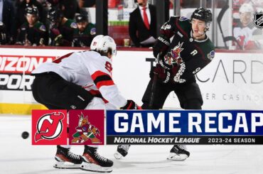 Devils @ Coyotes 3/16 | NHL Highlights 2024