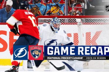 Lightning @ Panthers 3/16 | NHL Highlights 2024
