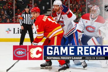 Canadiens @ Flames 3/16 | NHL Highlights 2024