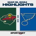 NHL Highlights | Wild vs. Blues - March 16, 2024