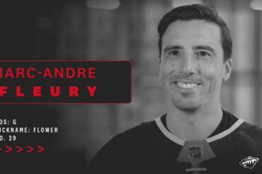 Wild Insider: Get to know veteran netminder Marc-Andre Fleury