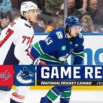 Capitals @ Canucks 3/16 | NHL Highlights 2024