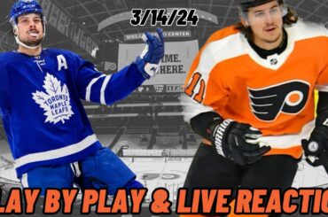 Toronto Maple Leafs vs Philadelphia Flyers Live Reaction | Watch Party | Maple Leafs vs Flyers