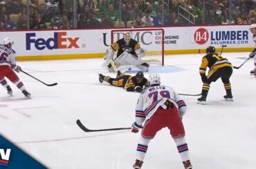 Rangers' Vincent Trochek Lifts A Sweet Saucer Pass Over Ryan Graves For Artemi Panarin's 36th Goal