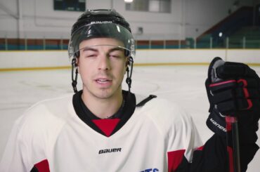 Jean-Gabriel Pageau does stick work with the new Bauer LTX PRO+