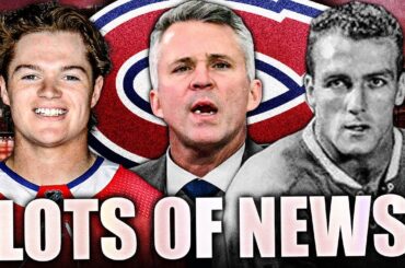 LOTS OF HABS NEWS: MARTIN ST LOUIS LEAVES, COLE CAUFIELD'S GOAL RECORD, UPDATES ON TEAM TANK