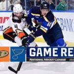 Ducks @ Blues 3/17 | NHL Highlights 2024