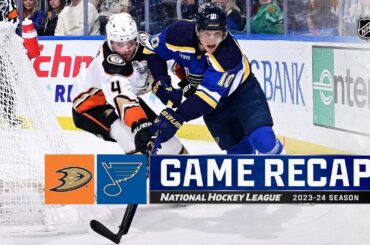 Ducks @ Blues 3/17 | NHL Highlights 2024