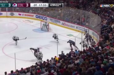 Gabriel Landeskog OT Goal 2019 Stanley Cup Playoffs WCSF Game 6