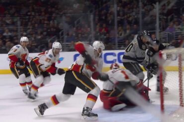 Devin Setoguchi Scores His 2nd Goal of the Game on Brian Elliott | Kings Lead Flames 4-0