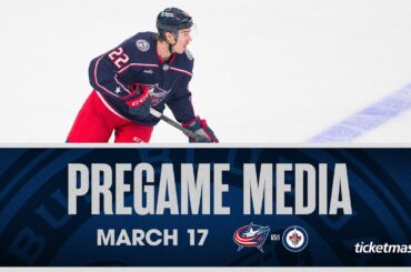 Blue Jackets HC Pascal Vincent Preview's Tonight's Matchup vs. Jets | Pregame Media (3/17/24)