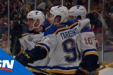 Brayden Schenn Buries A Wonderful Feed From Vladimir Tarasenko To Put Blues Up 3-0