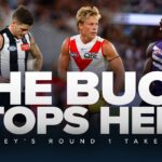 Who was the BIGGEST winner of the weekend? Nathan Buckley's KEY takeaways from Round 1 - SEN